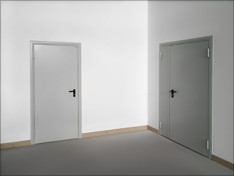 Серые офисные двери Серые офисные двери